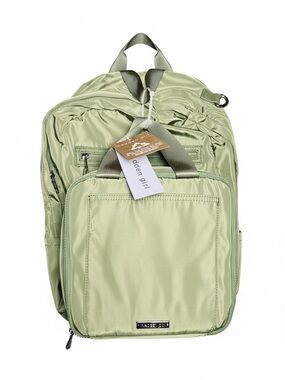Madden Girl 2FER Unisex Nylon Olive Green Backpack, w/matching lunch tote. NWT